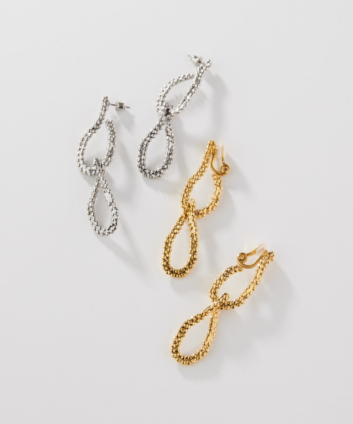 ADER.bijoux（アデルビジュー）｜CUTSTEEL twist chain double pierce/earring – boutique  ADER.bijoux