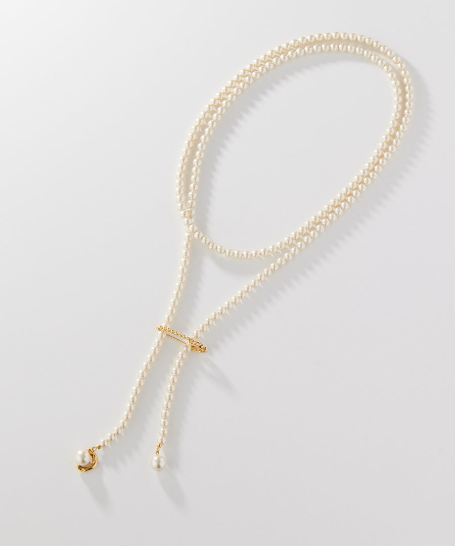 VAGUE pearl multi-usage necklace