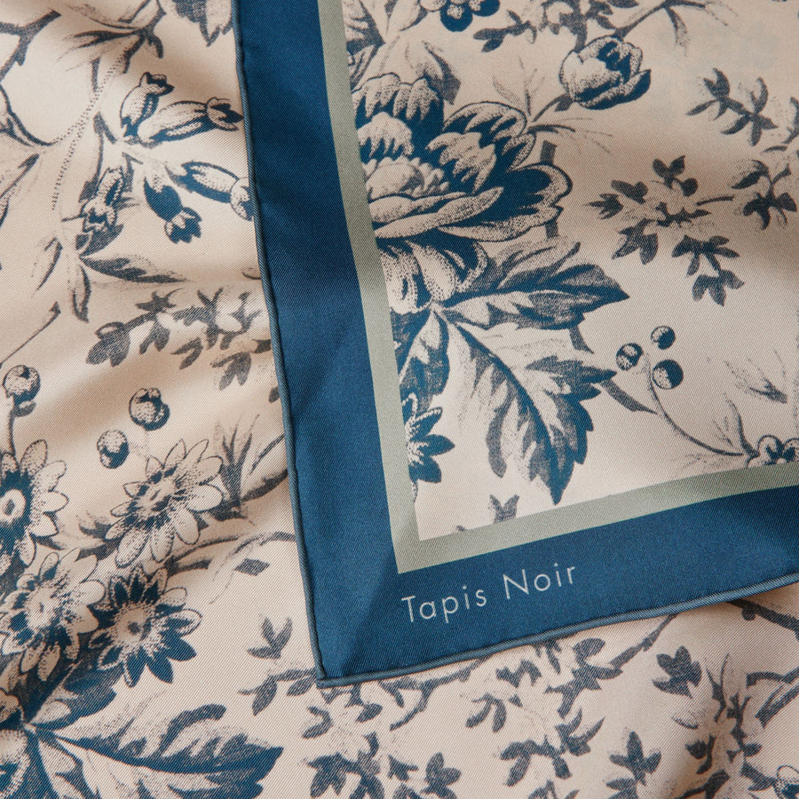 Classical Blue Toile Scarf