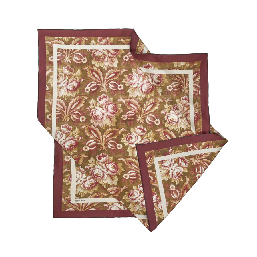 Classical Golden Bloom Scarf