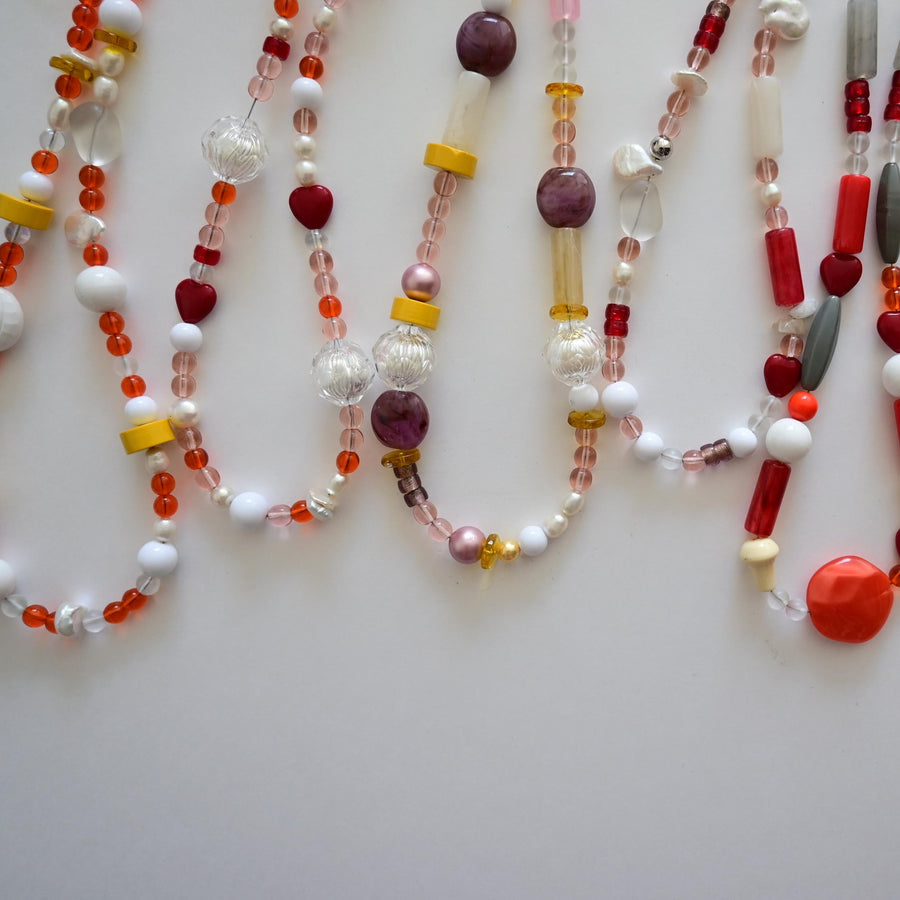 《POP ADER.bijoux × Uhr》Alphabet beads mix necklace / POP ADER.bijoux