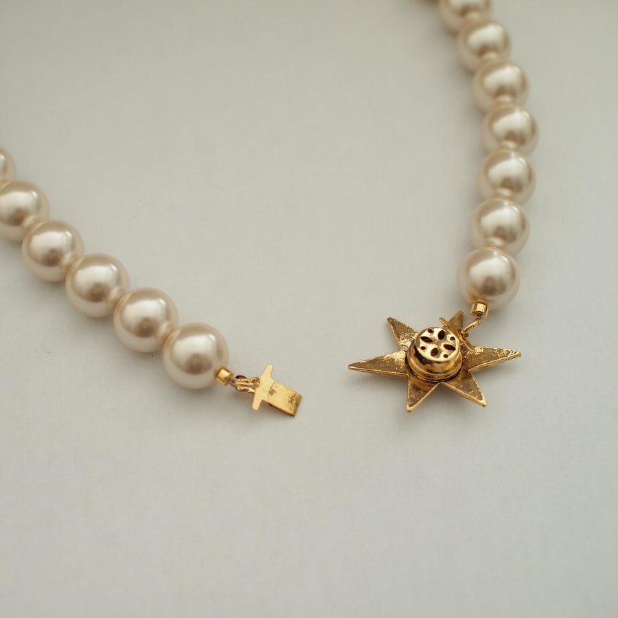 STAR pearl asymmetry necklace 2015