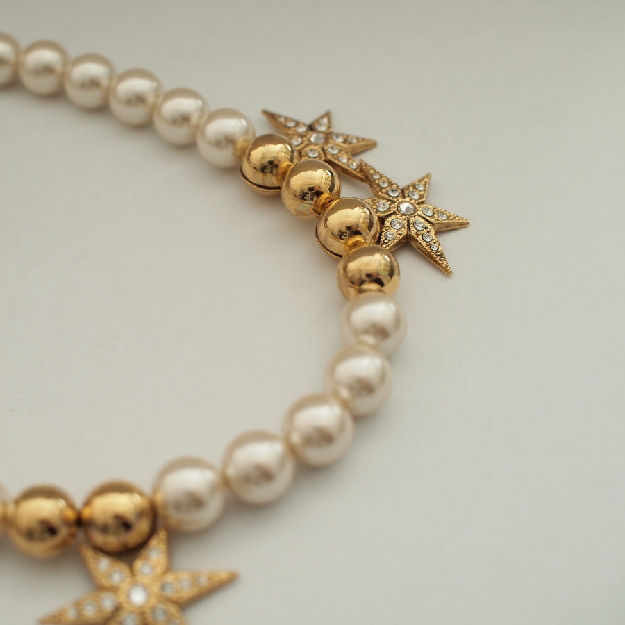 STAR pearl asymmetry necklace 2015