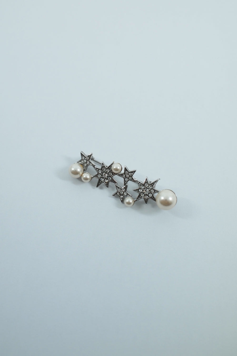 STAR pearl mix brooch