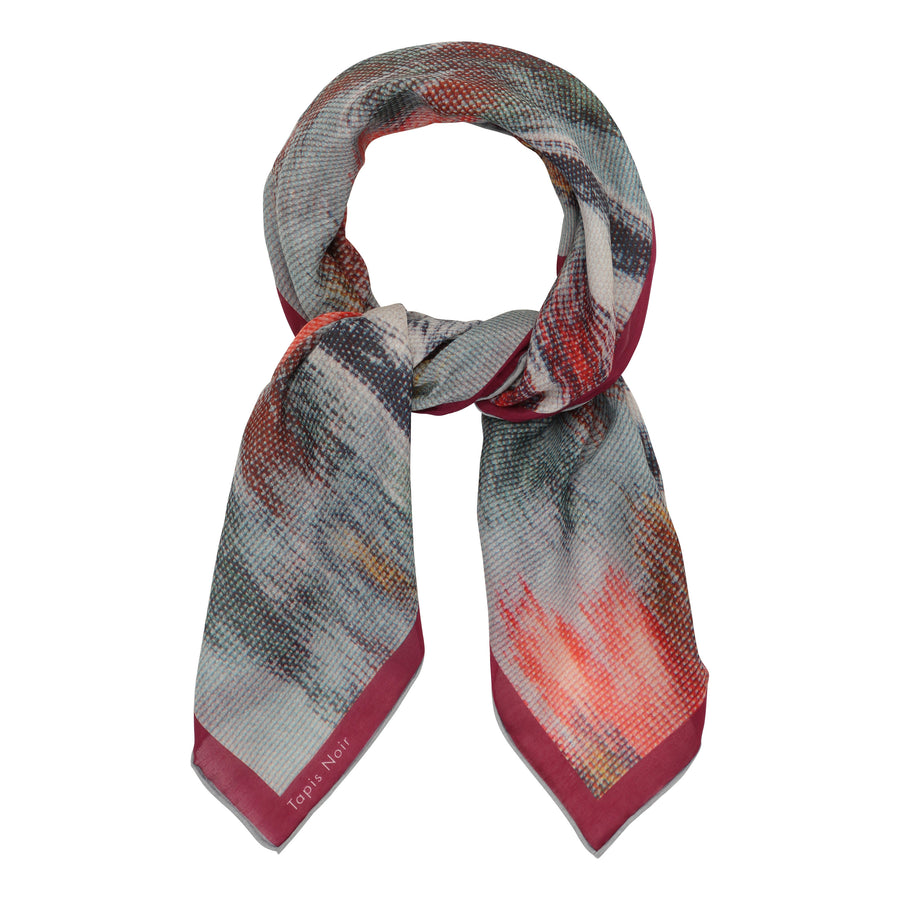 Light Blurred Flower Scarf