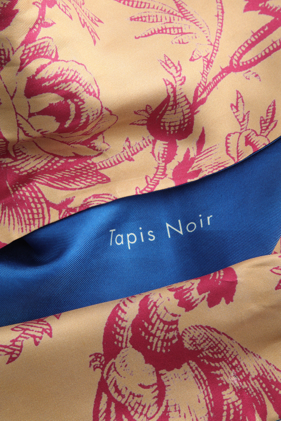 Short Pink Toile Scarf