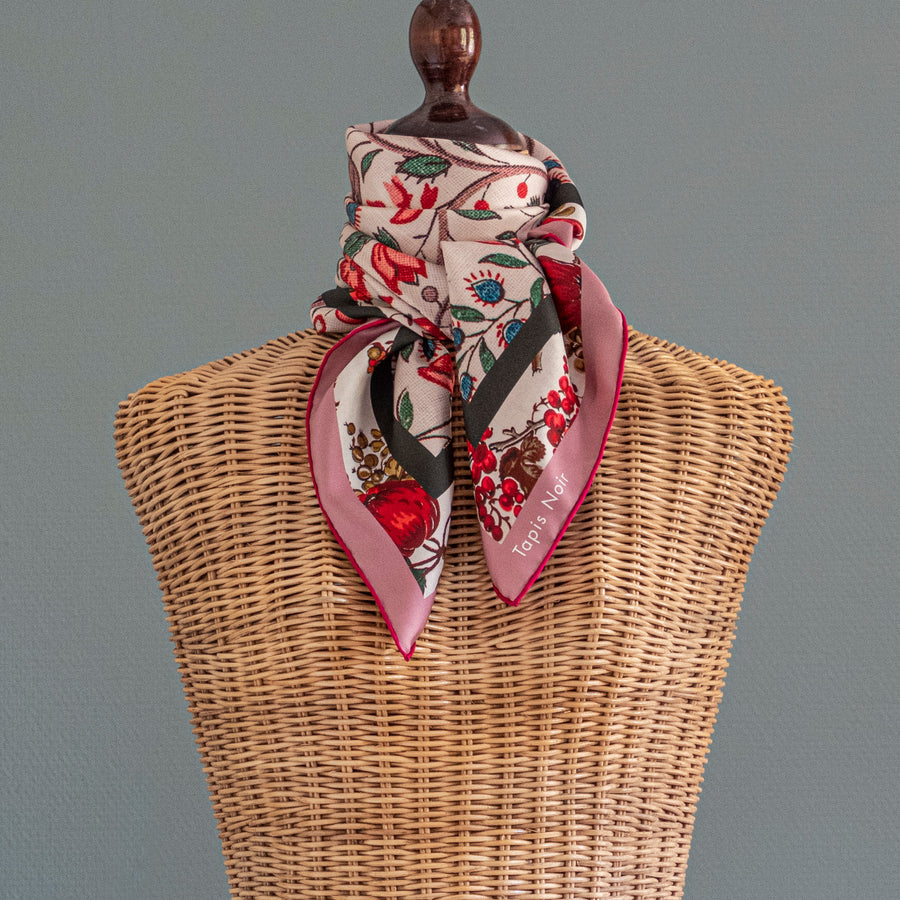 Classical Double Flower Scarf