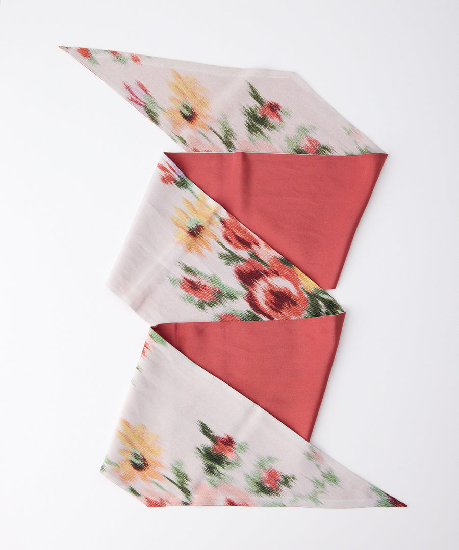 Slim White Flower Scarf /スカーフ*Japan Exclusive