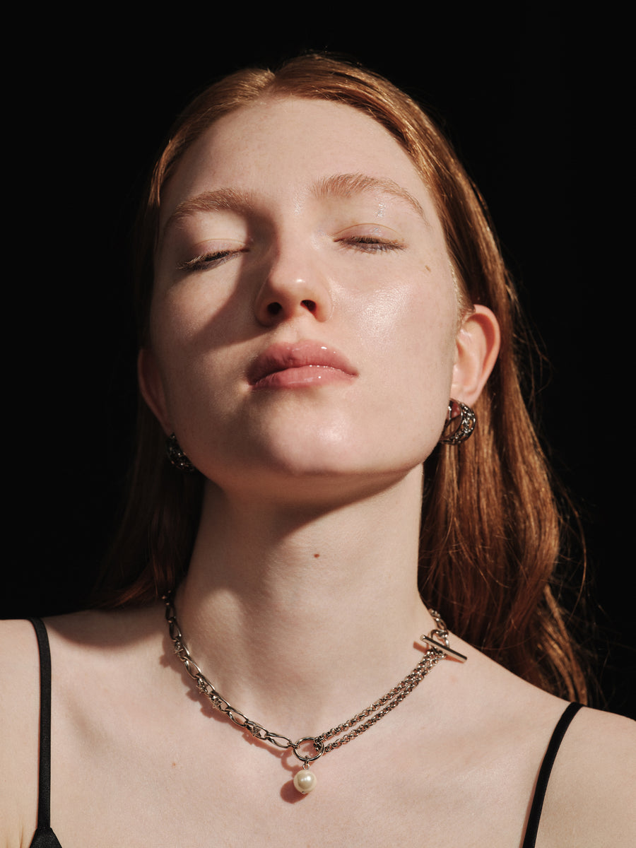 TINY STAR grigri 2way short necklace/ネックレス