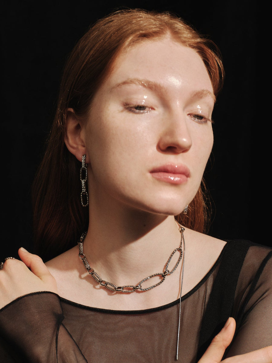 CUTSTEEL sparkle short necklace/ネックレス