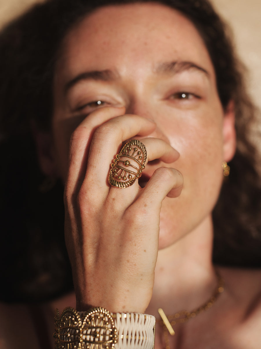 ADER.bijoux（アデルビジュー）｜METAMORPHOSE rattan bangle/バングル