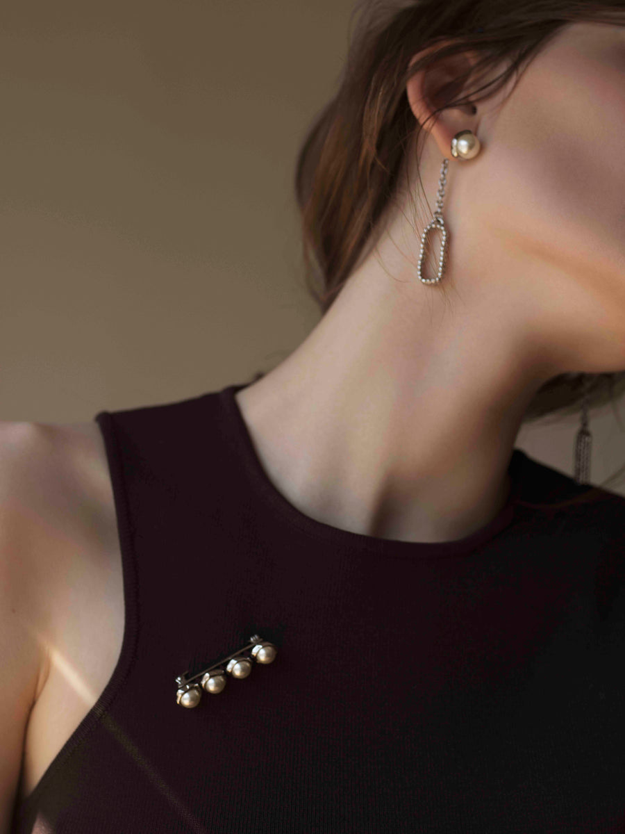 CUTSTEEL chain 2way pierce/ピアス