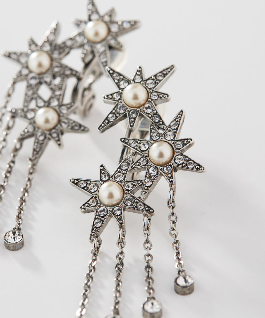 STAR fringe earring/イヤリング