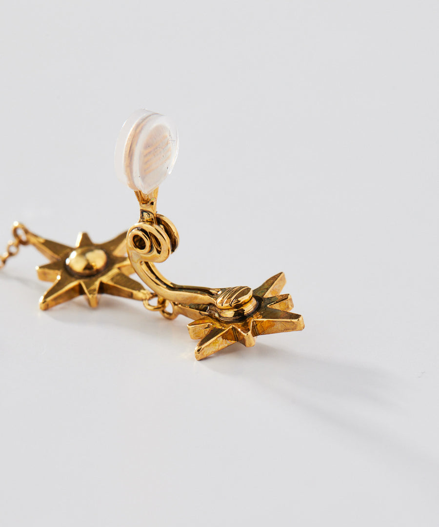 STAR pearl long pierce/earring　ピアス/イヤリング