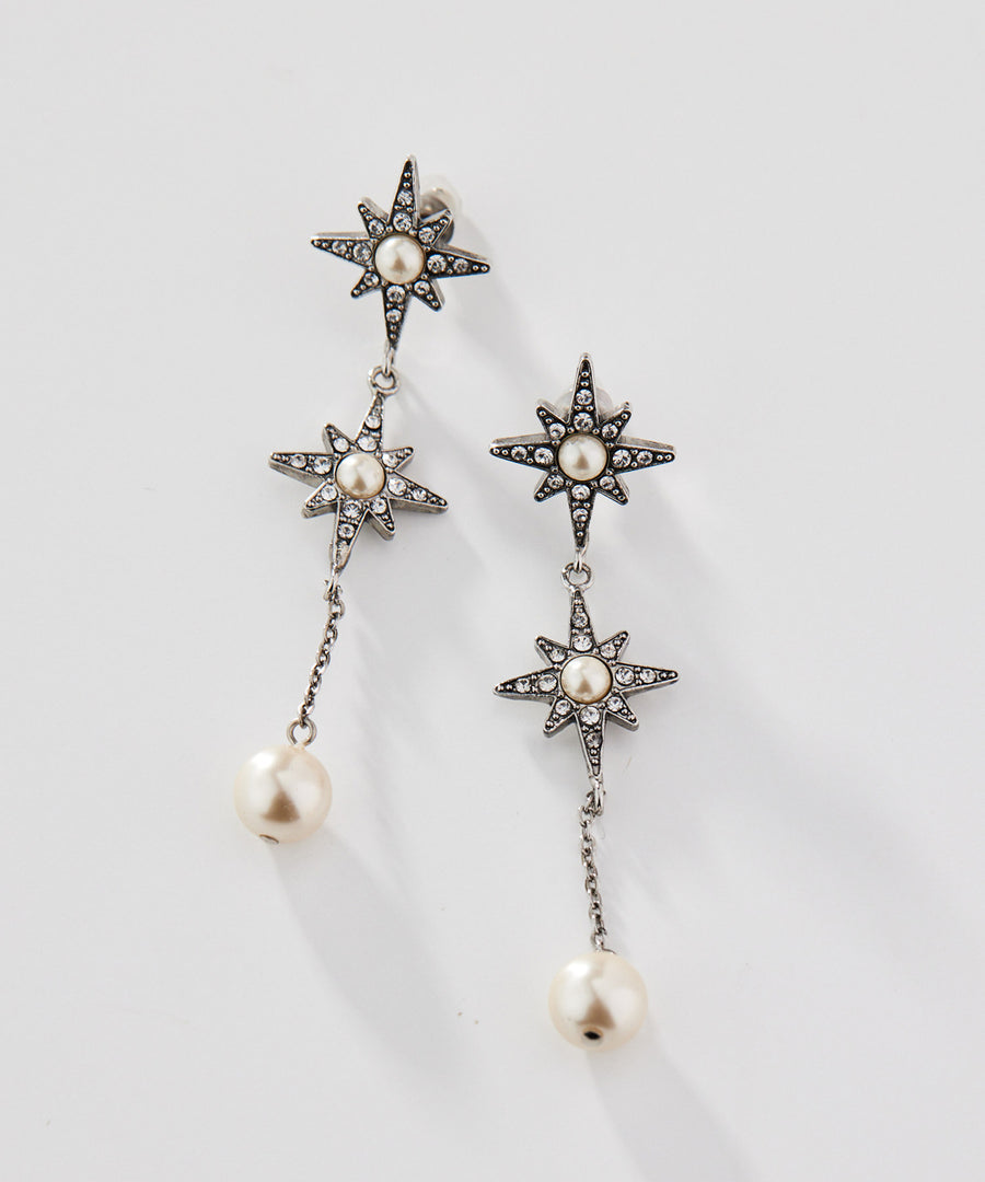 STAR pearl long pierce/earring　ピアス/イヤリング