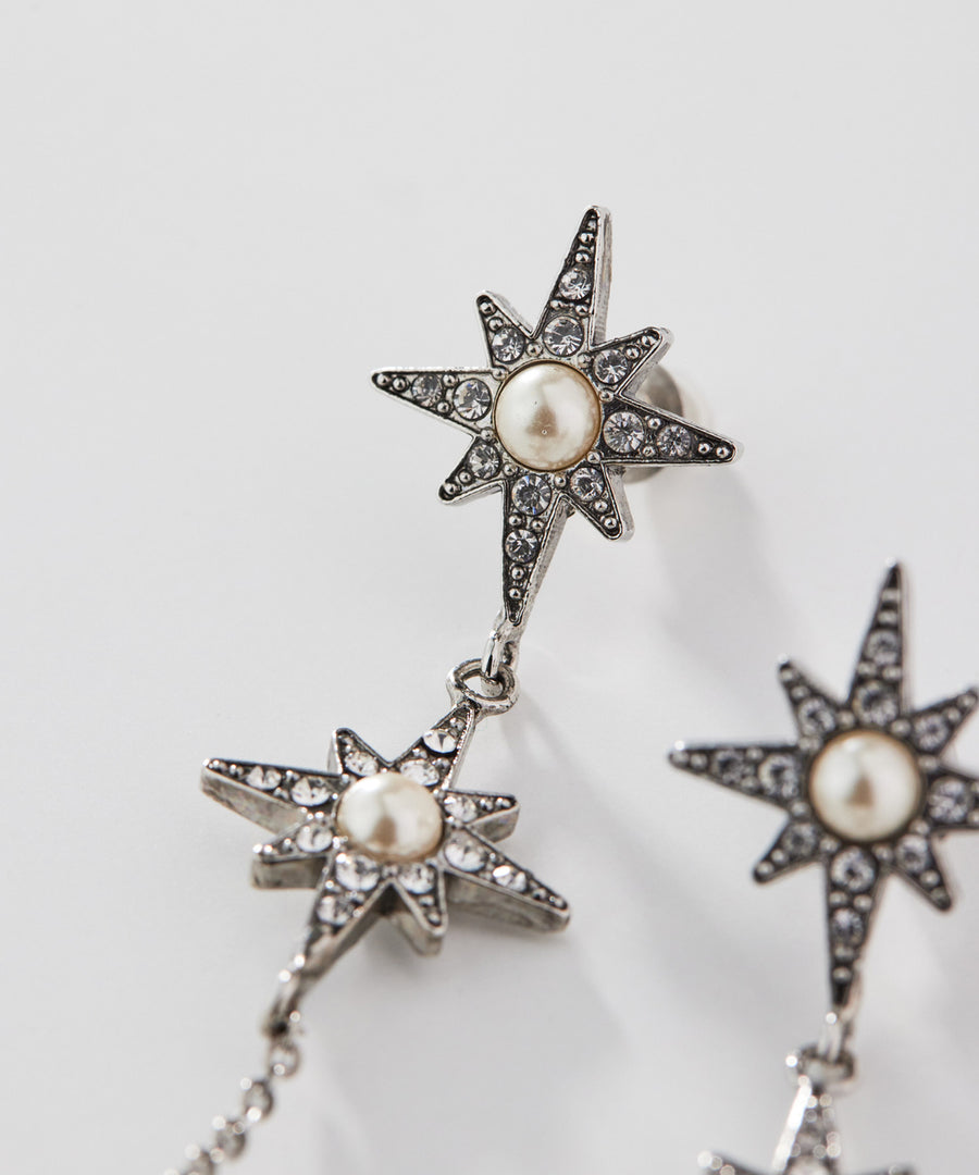 STAR pearl long pierce/earring　ピアス/イヤリング