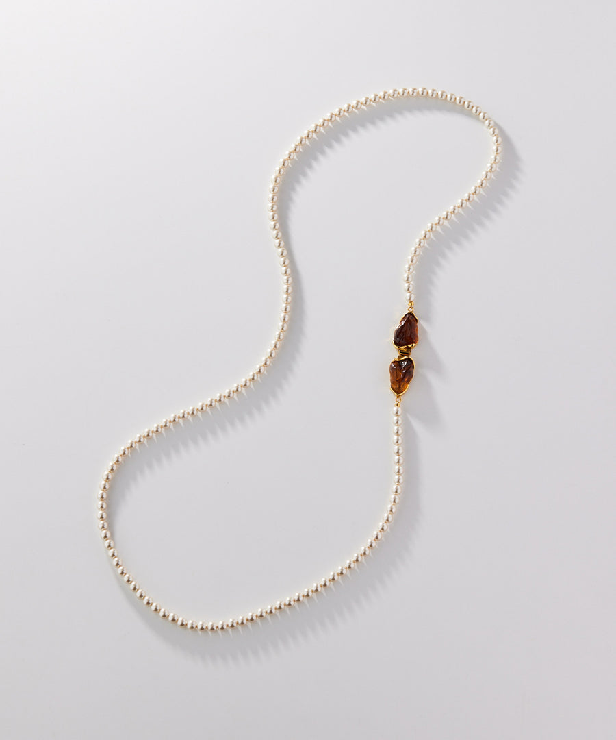 ENGRAM pearl long necklace/ネックレス