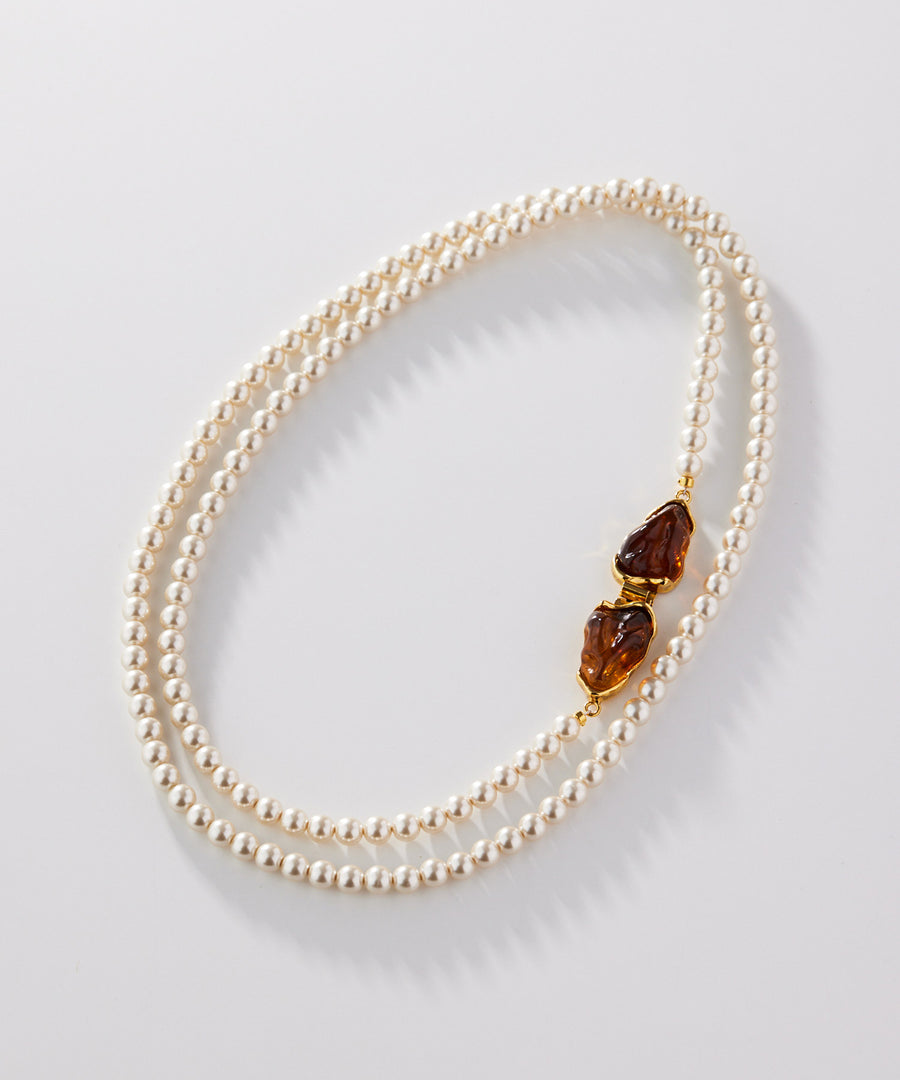 ENGRAM pearl long necklace/ネックレス