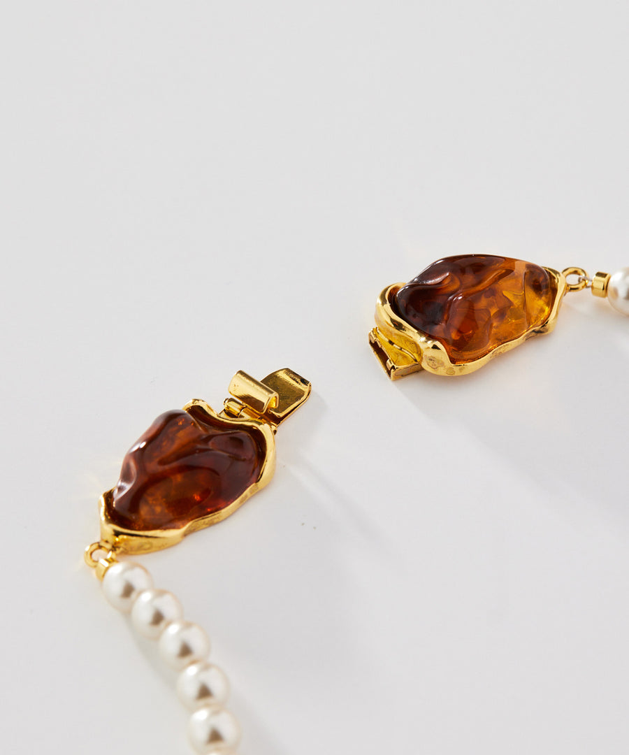 ENGRAM pearl long necklace/ネックレス