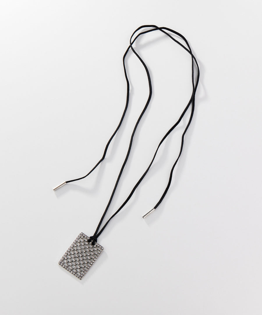 ADER.bijoux（アデルビジュー）｜VINTAGE METAL square pendant