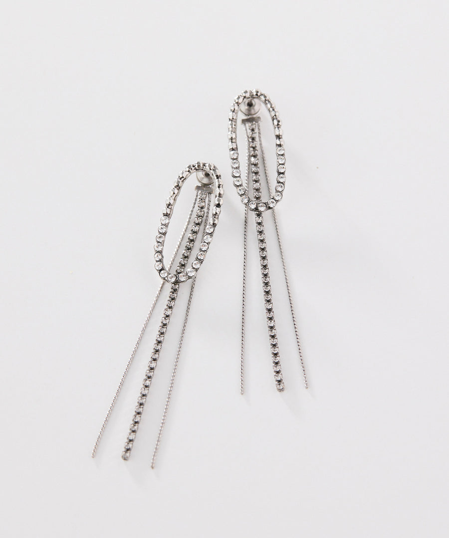 CUTSTEEL sparkle fringe pierce/ピアス