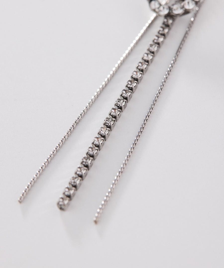 CUTSTEEL sparkle fringe pierce/ピアス