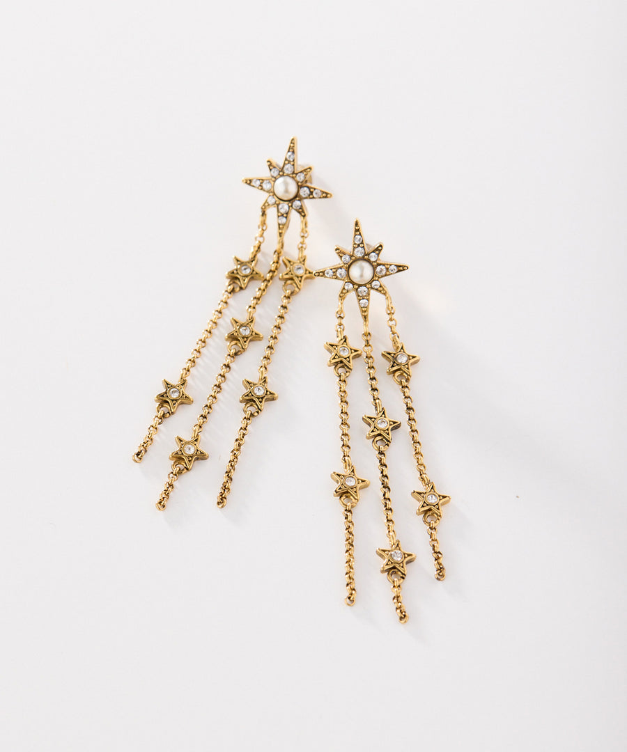 TINY STAR grigri fringe pierce/earring　ピアス/イヤリング