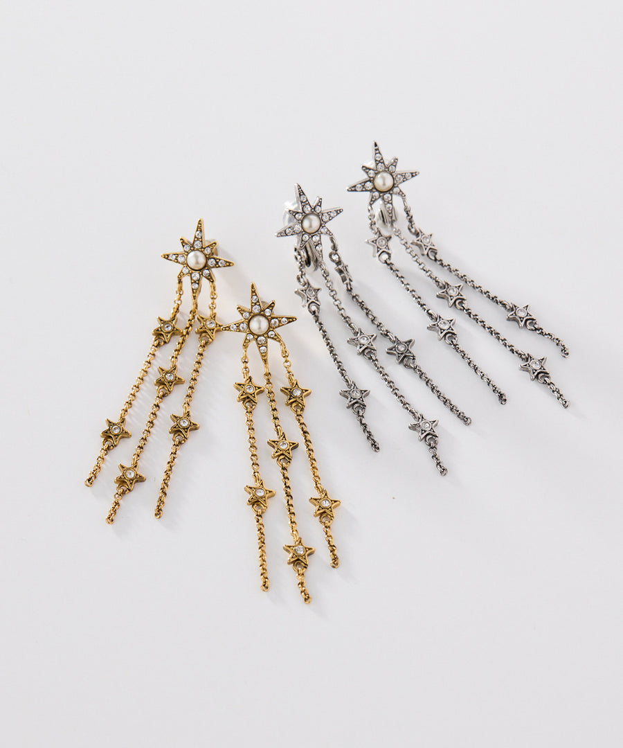 TINY STAR grigri fringe pierce/earring　ピアス/イヤリング