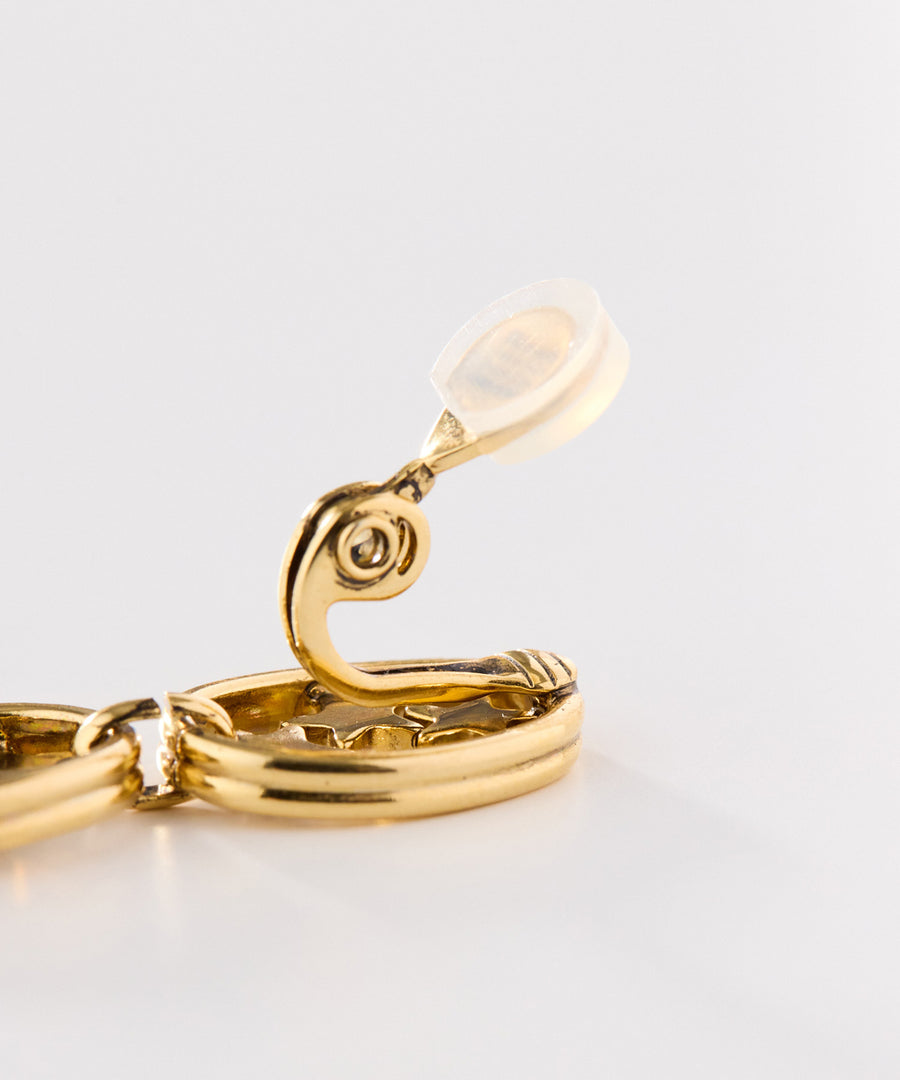 TINY STAR grigri chain earring/イヤリング