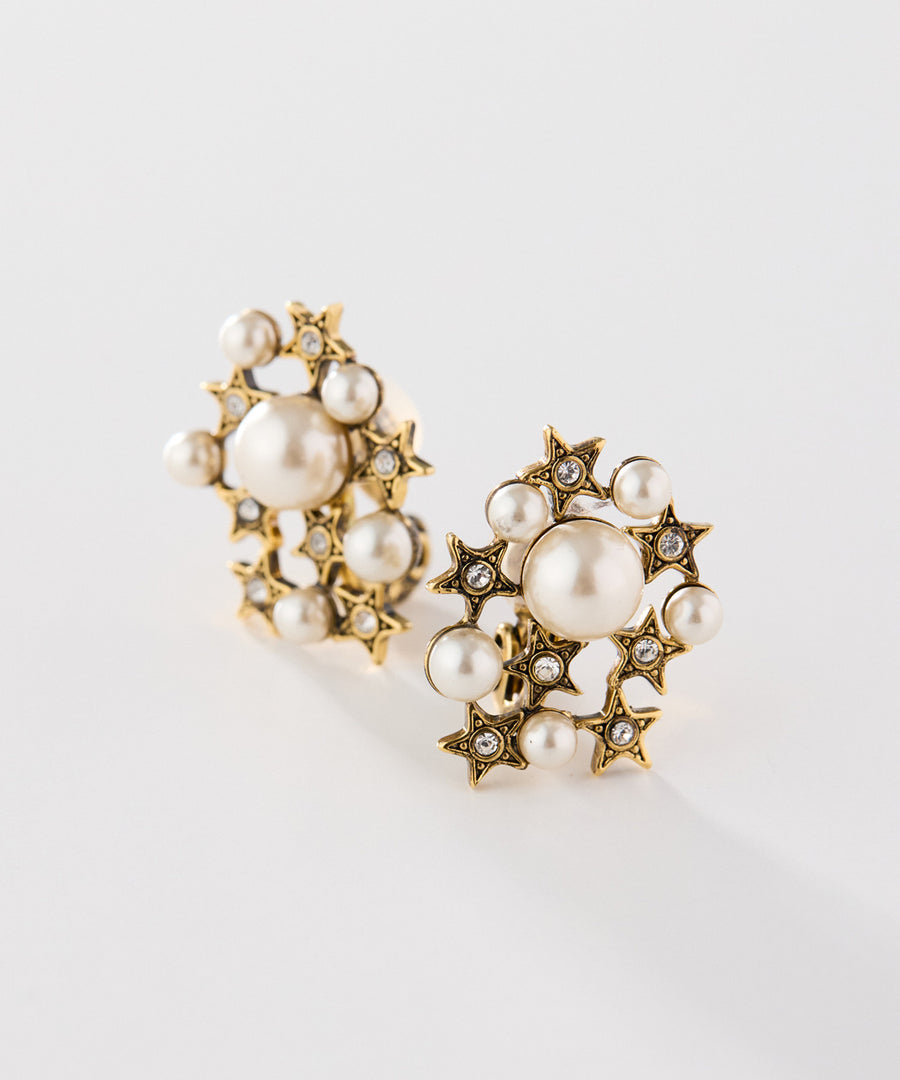 TINY STAR grigri pearl pierce/earring　ピアス/イヤリング