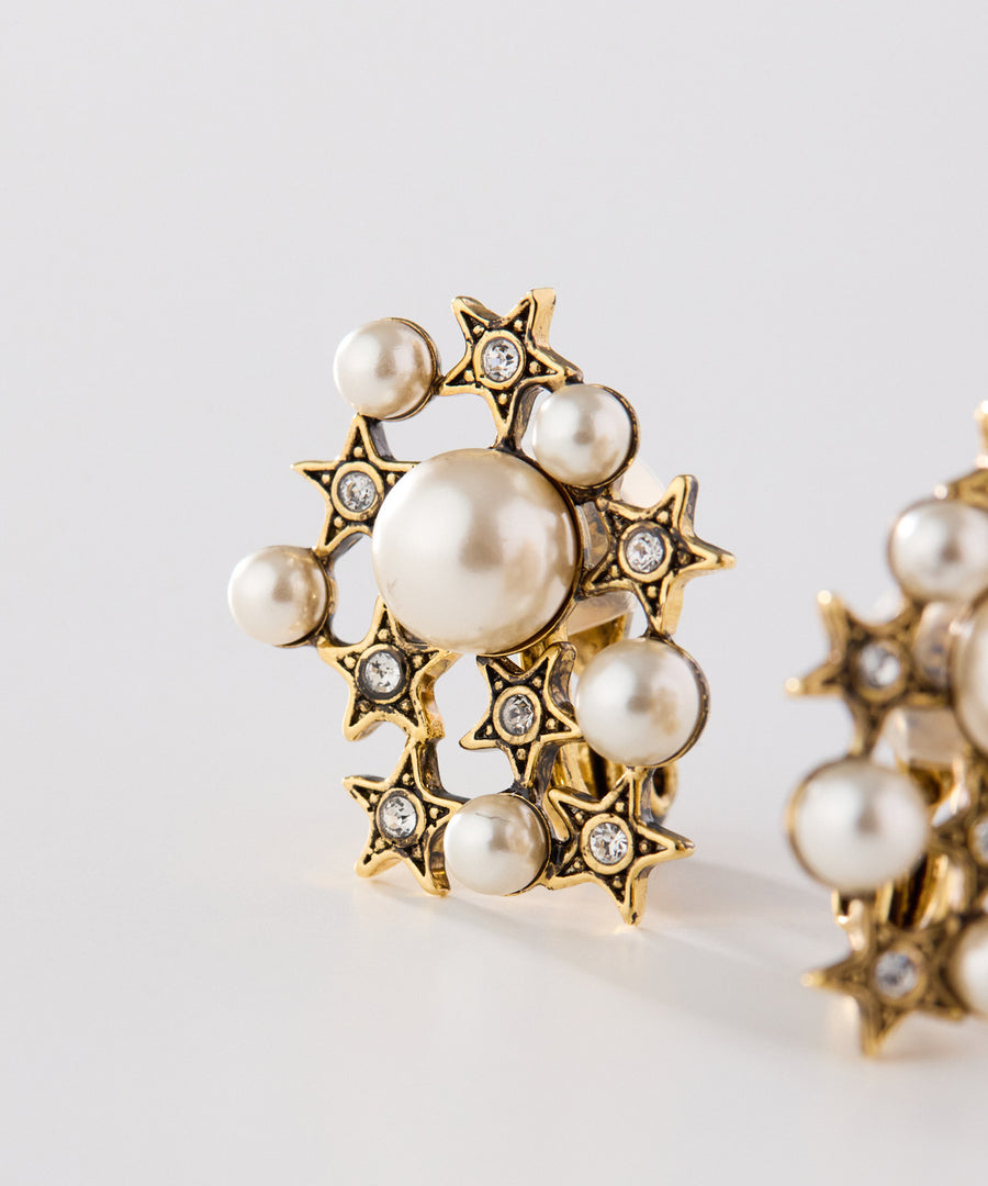 TINY STAR grigri pearl pierce/earring　ピアス/イヤリング