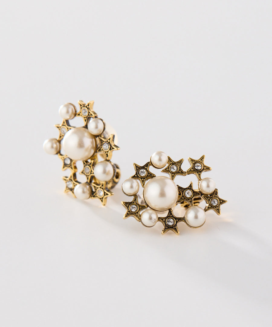 TINY STAR grigri pearl pierce/earring　ピアス/イヤリング