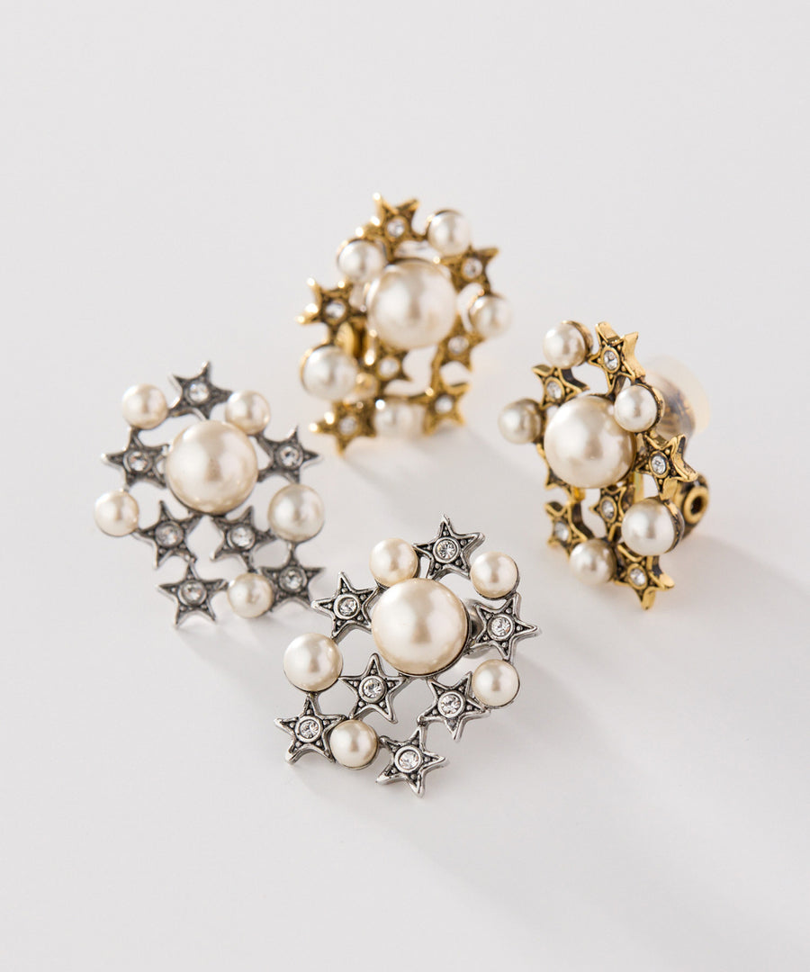 TINY STAR grigri pearl pierce/earring　ピアス/イヤリング