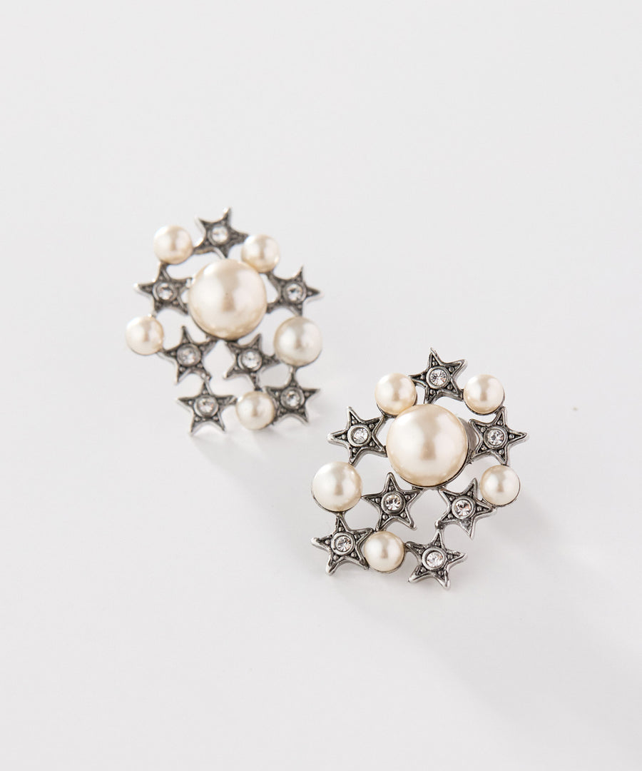 TINY STAR grigri pearl pierce/earring　ピアス/イヤリング