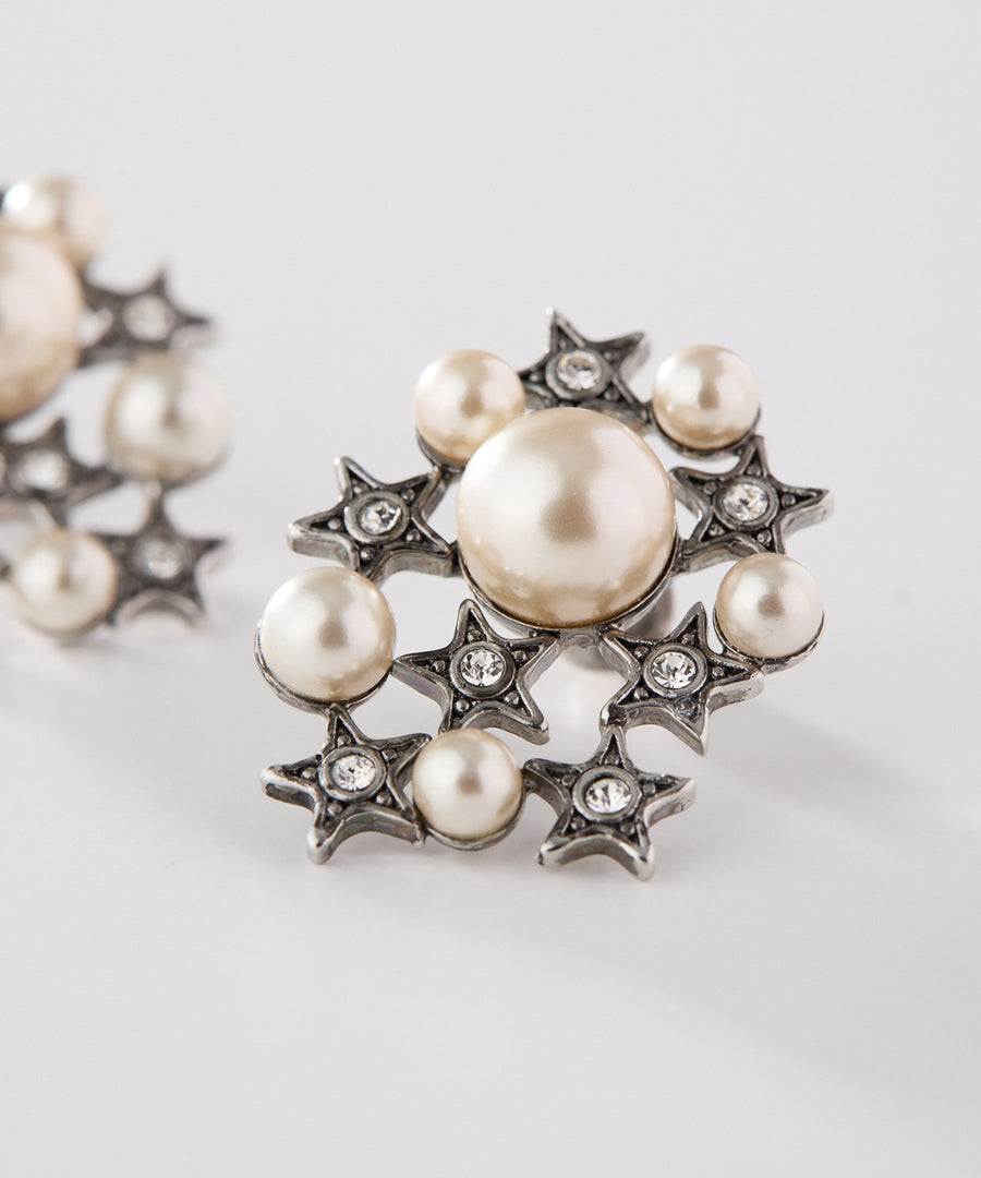 TINY STAR grigri pearl pierce/earring　ピアス/イヤリング