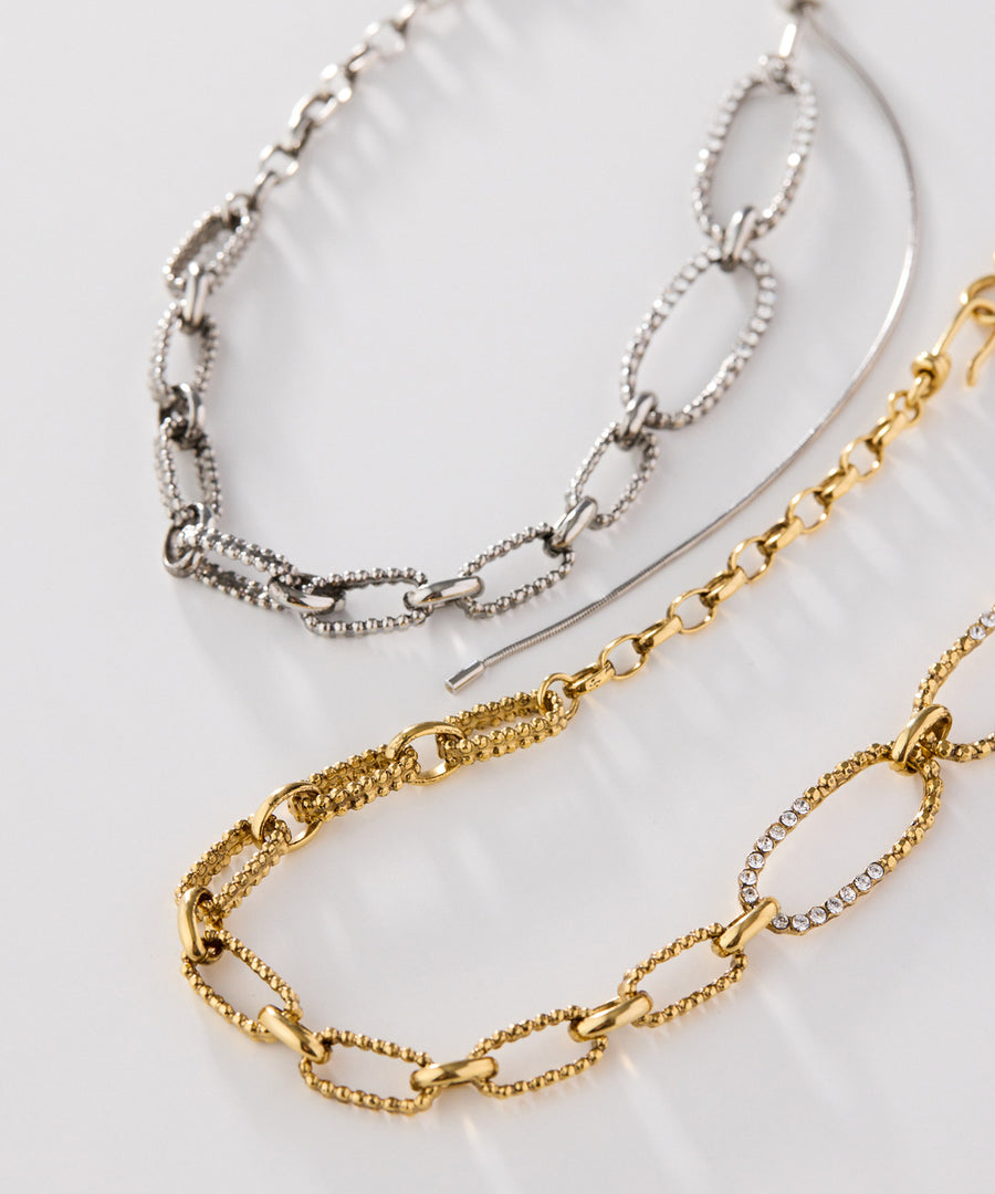 CUTSTEEL sparkle short necklace/ネックレス