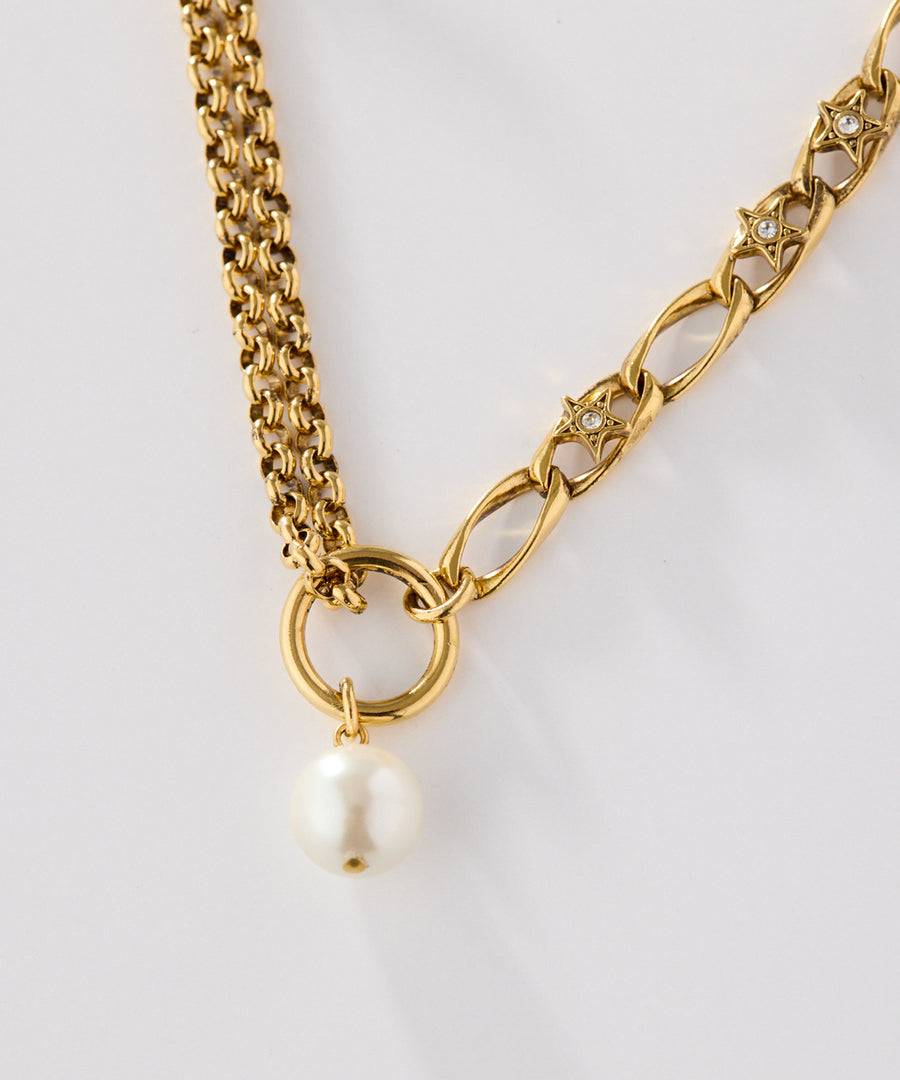 TINY STAR grigri 2way short necklace/ネックレス