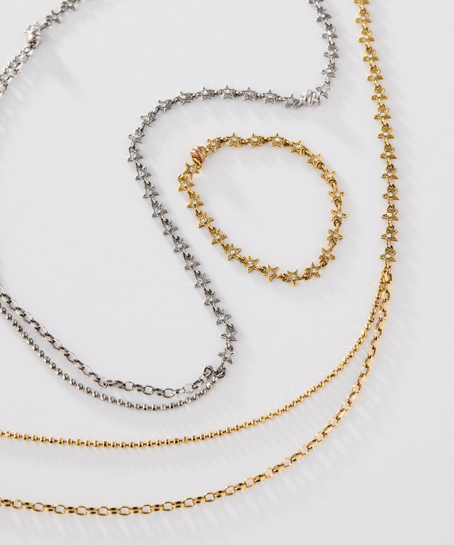 TINY STAR grigri 3way short necklace/ネックレス