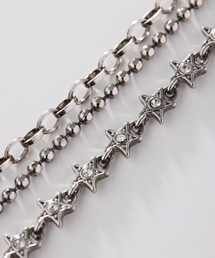 TINY STAR grigri 3way short necklace/ネックレス