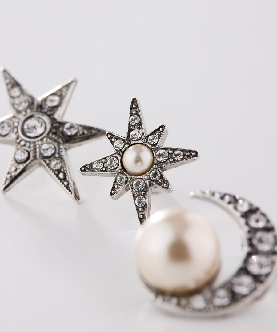 MOON＆STAR brooch set/ブローチ