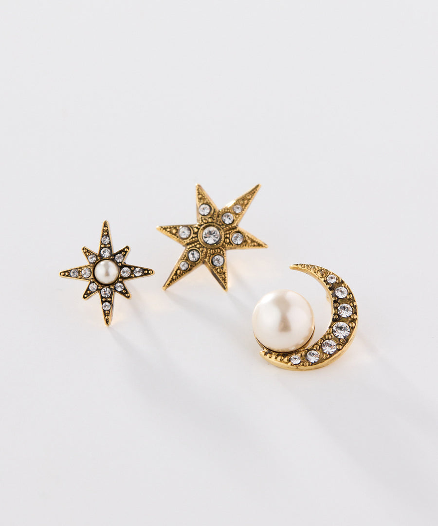 MOON＆STAR brooch set/ブローチ