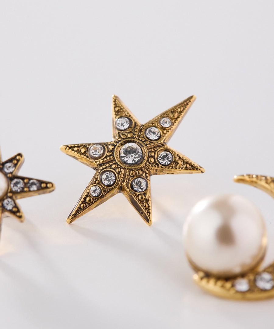 MOON＆STAR brooch set/ブローチ
