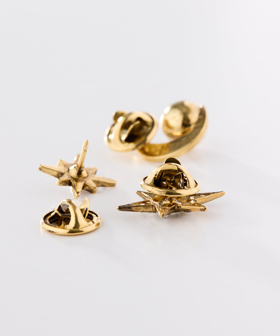 MOON＆STAR brooch set/ブローチ
