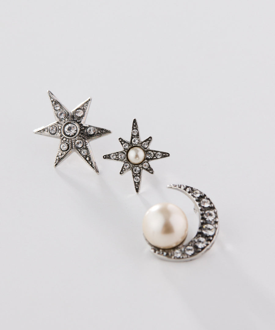 MOON＆STAR brooch set/ブローチ