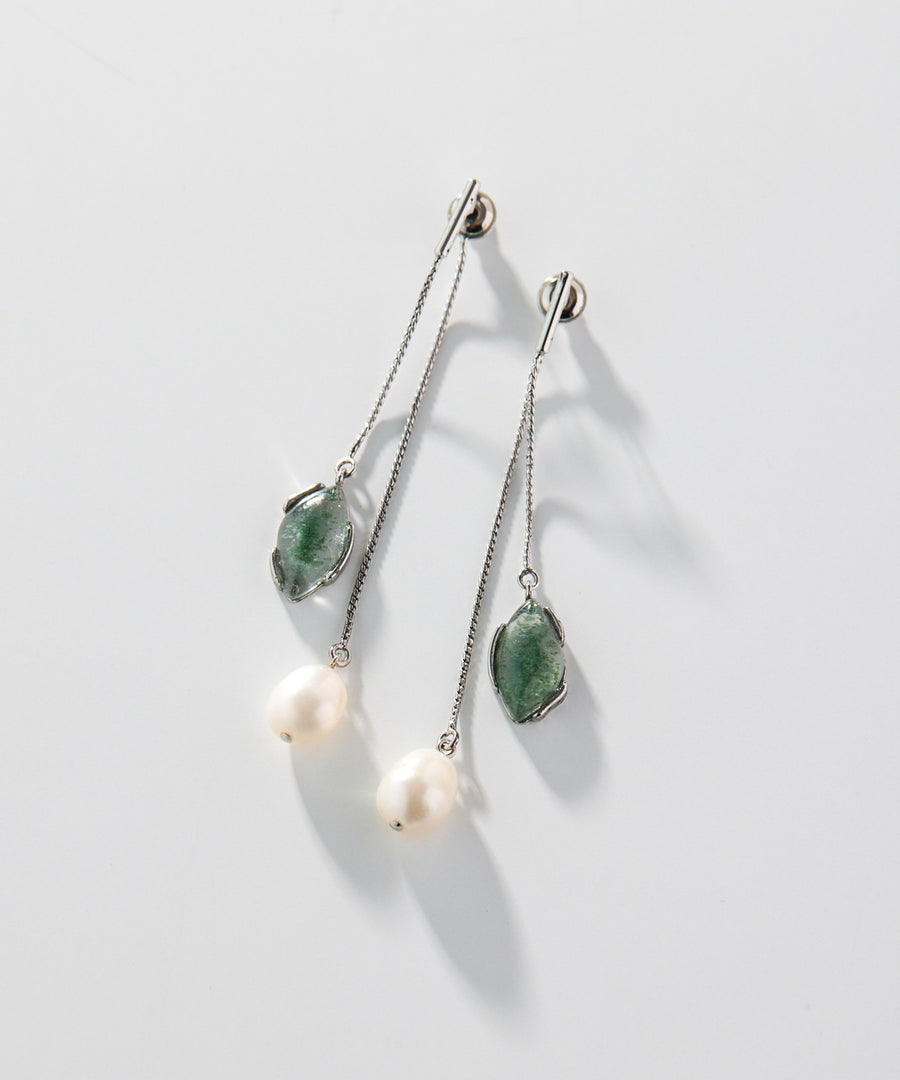 ADER.bijoux（アデルビジュー）｜LIGNE DE FUITE pearl long pierce