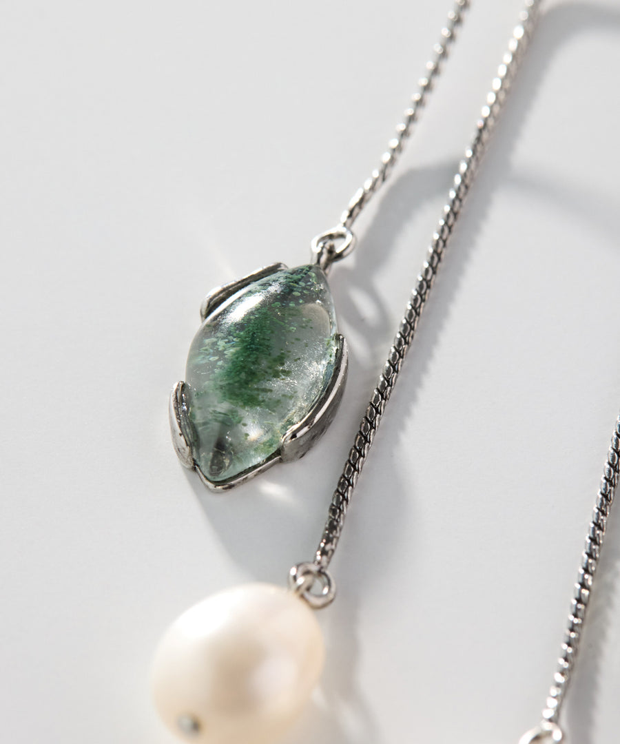 ADER.bijoux（アデルビジュー）｜LIGNE DE FUITE pearl long pierce