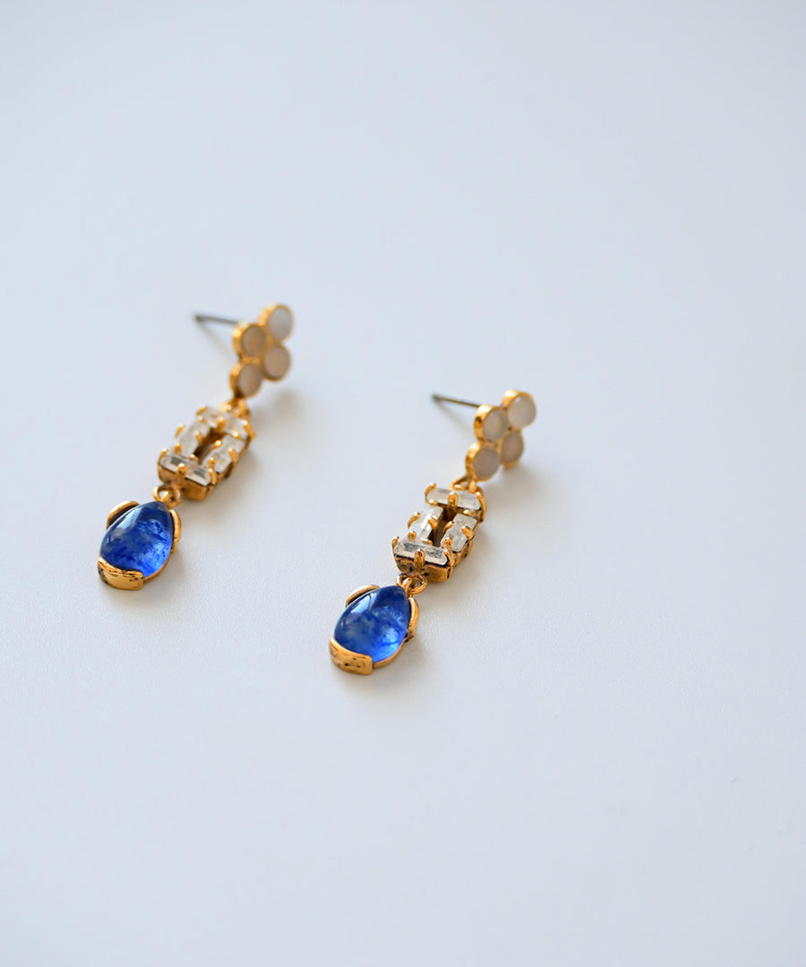 ADER.bijoux（アデルビジュー）｜LIGNE DE FUITE mix earring