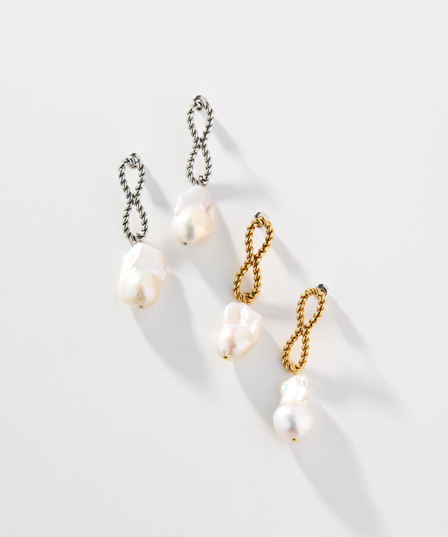 ADER.bijoux（アデルビジュー）｜TORSION pearl pierce/ピアス