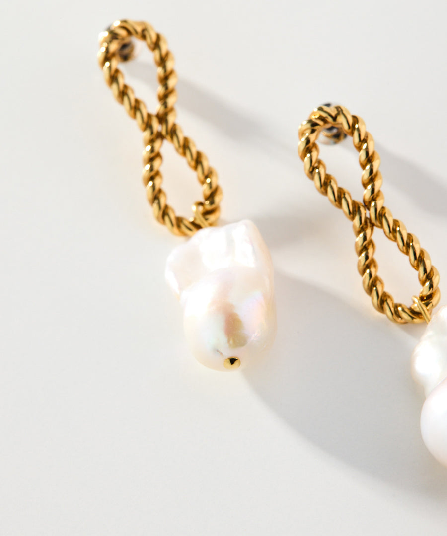 ADER.bijoux（アデルビジュー）｜TORSION pearl pierce/ピアス