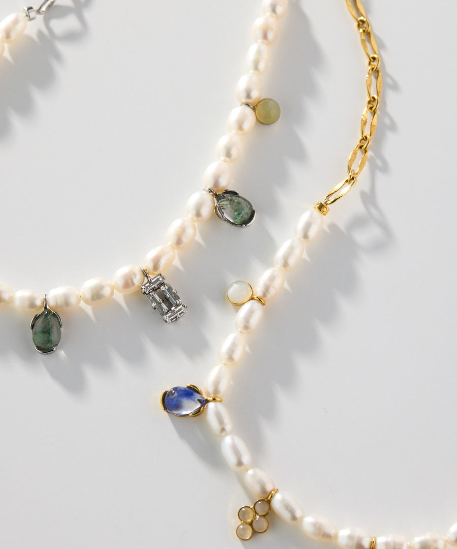 ADER.bijoux（アデルビジュー）｜LIGNE DE FUITE pearl necklace